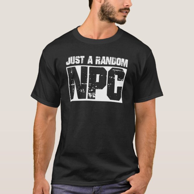 Camiseta Just a Random NPC (Frente)