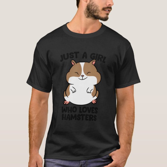 Camiseta Just A Who Loves Hamsters (Frente)