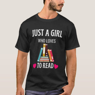 Camiseta Just A Who Loves To Read Book Worm