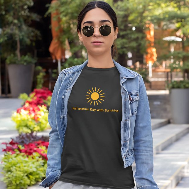 Camiseta Just another Day with Sunshine (Criador carregado)