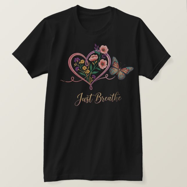 CAMISETA JUST BREATHE  (Frente do Design)
