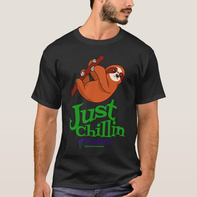 Camiseta Just Chillin by The Fallible Man Designs (Frente)
