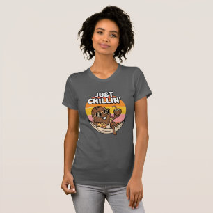 Camiseta Just Chillin Coconut – Camisa Tropical de