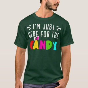 Camiseta Just here for Candy! Easter Egg Bunny Gift Mens &