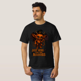 Camiseta Just Here for the Boooss Halloween Demon