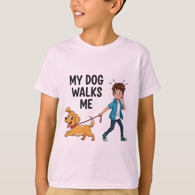 Camiseta Just Hold the Leash - T-shirt design  (Frente)