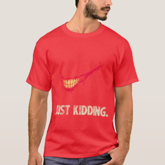 Camiseta Just Kidding retro
