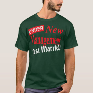 Camiseta Just Married for Groom Bride Wedding Newlyweds Men