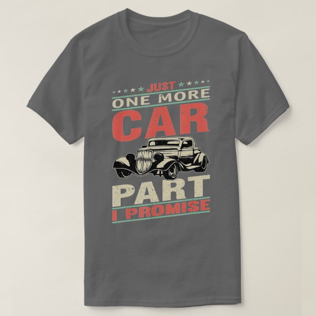 Camiseta just one more car i promise (4)  (Frente do Design)
