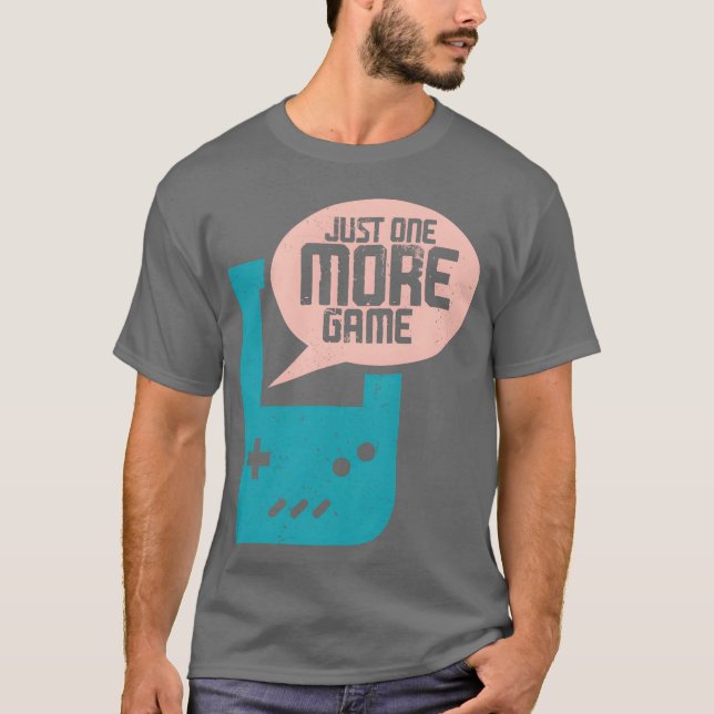 Camiseta Just one more game 2 retro retro (Frente)