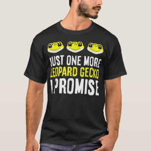 Camiseta Just One More Leopard Gecko Reptile Pet Leopard Ge