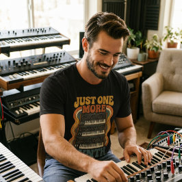 Camiseta Just One More Synth – Lustiges Synth Nerd