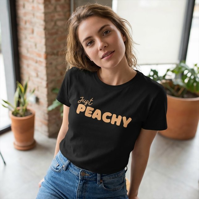 Camiseta Just Peachy (Criador carregado)