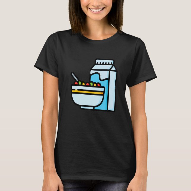 Camiseta Just Really Like Breakfast Cereal OK Cereal   1 (Frente)