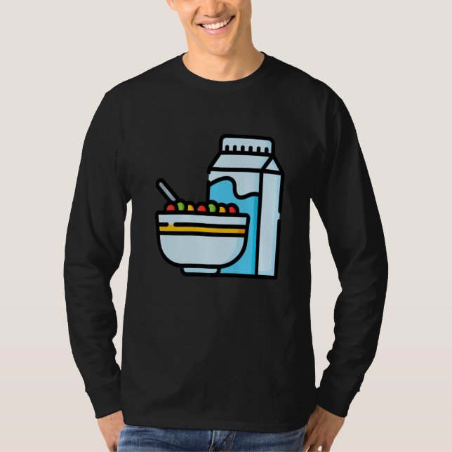 Camiseta Just Really Like Breakfast Cereal OK Cereal   1 (Frente)