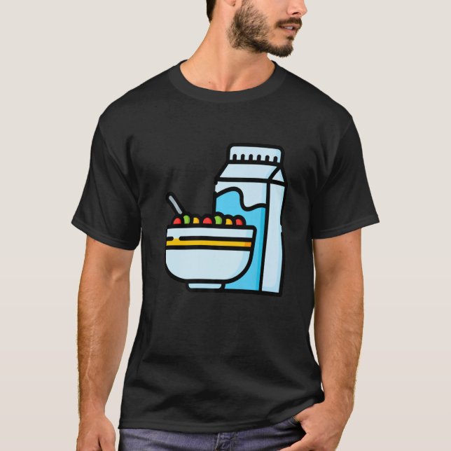 Camiseta Just Really Like Breakfast Cereal OK Cereal   1 (Frente)