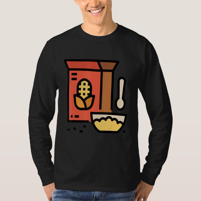 Camiseta Just Really Like Breakfast Cereal OK Cereal 4 (Frente)