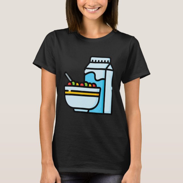 Camiseta Just Really Like Breakfast Cereal OK Cereal 5 (Frente)