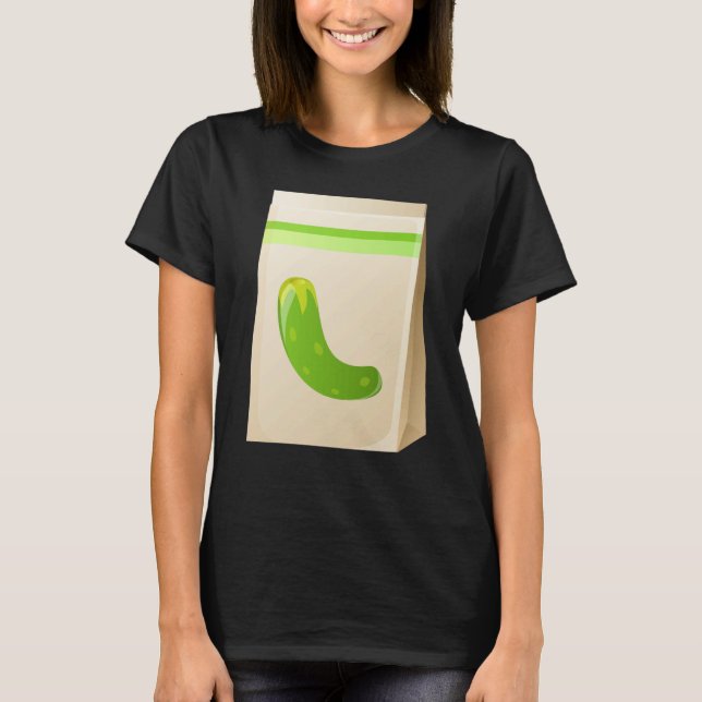 Camiseta Just Really Like Cucumbers Cucumber Pickle Vegetab (Frente)