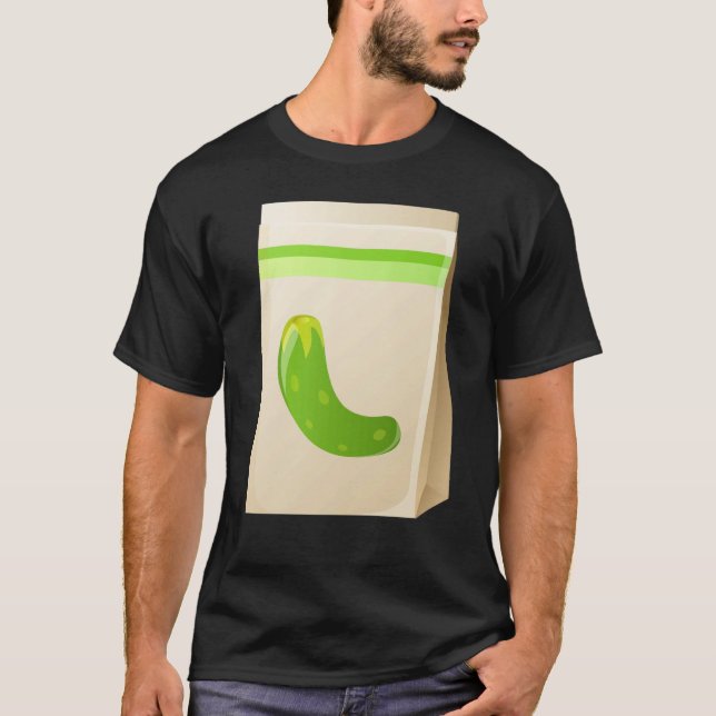 Camiseta Just Really Like Cucumbers Cucumber Pickle Vegetab (Frente)