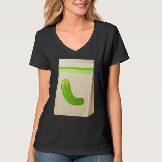 Camiseta Just Really Like Cucumbers Cucumber Pickle Vegetab (Frente)