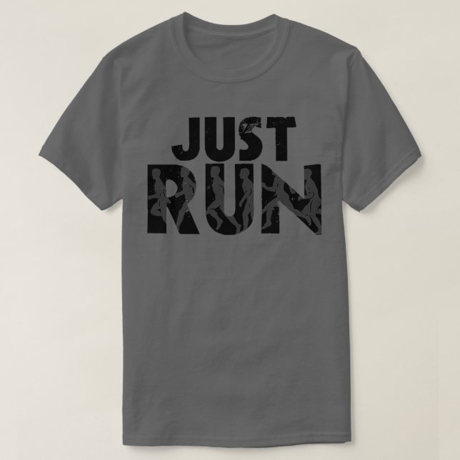 Camiseta Just Run  (Frente do Design)