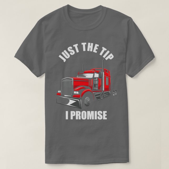 Camiseta Just the Tip I Promise (Frente do Design)