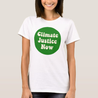 Camiseta Justiça Climática Agora T-Shirt
