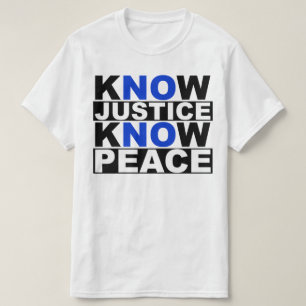 CAMISETA JUSTIÇA CONHECE PAZ