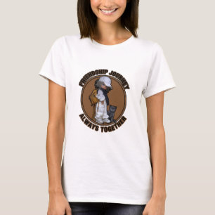 Camiseta Justiça de Pinguim Sempre Juntos