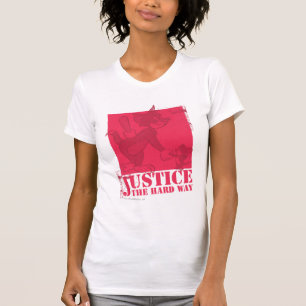 Camiseta Justiça de Tom e de Jerry a maneira dura