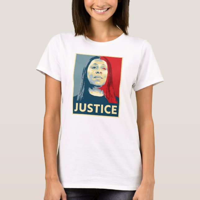 Camiseta JUSTIÇA: Letitia James (Frente)