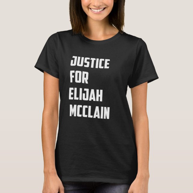 CAMISETA JUSTIÇA PARA ELIJAH MCCLAIN (Frente)