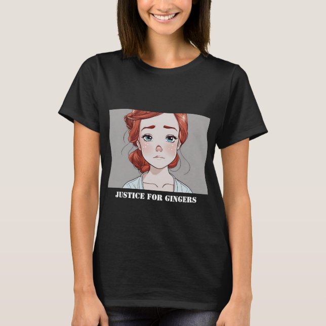 Camiseta Justiça Para Gingers T Shirt (Frente)