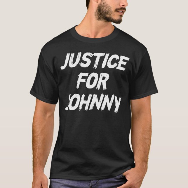 Camiseta Justiça Para Johnny (Frente)