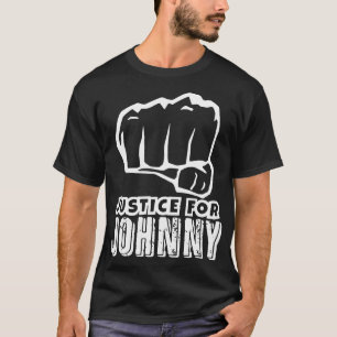 Camiseta Justiça Para Johnny, Fique ao Lado de Joh
