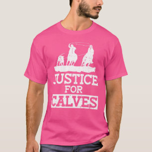 Camiseta Justiça Para Vitelos Anti-Rodeio