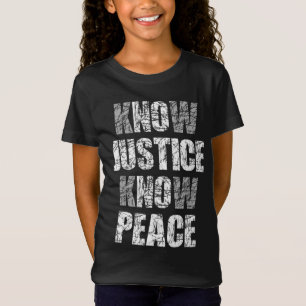 Camiseta Justiça sem paz e orgulho negro protesto