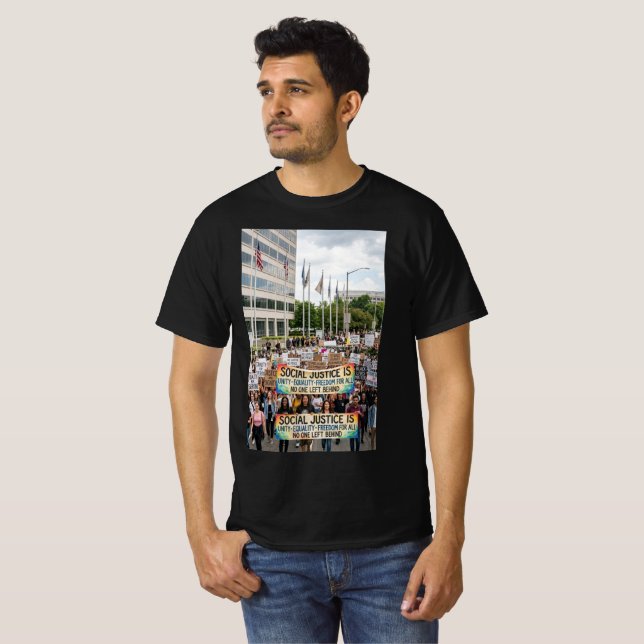 Camiseta Justiça Social (Frente Completa)
