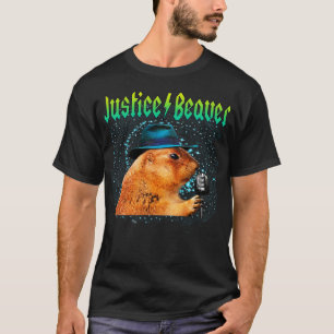 Camiseta Justice Beaver Music Star