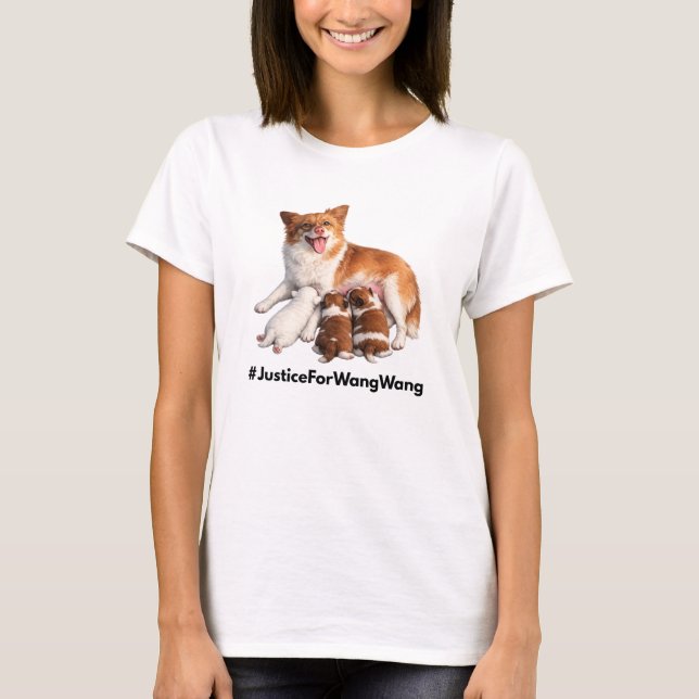 Camiseta Justice for Wang Wang (Frente)