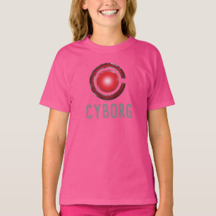Camiseta Justice League Glowing Cyborg Symbol
