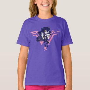 Camiseta Justice League Wonder Woman & Symbol Pop Art
