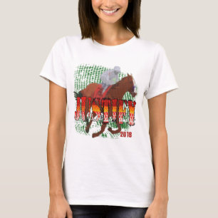 Camiseta Justifique a corrida de cavalos 2018
