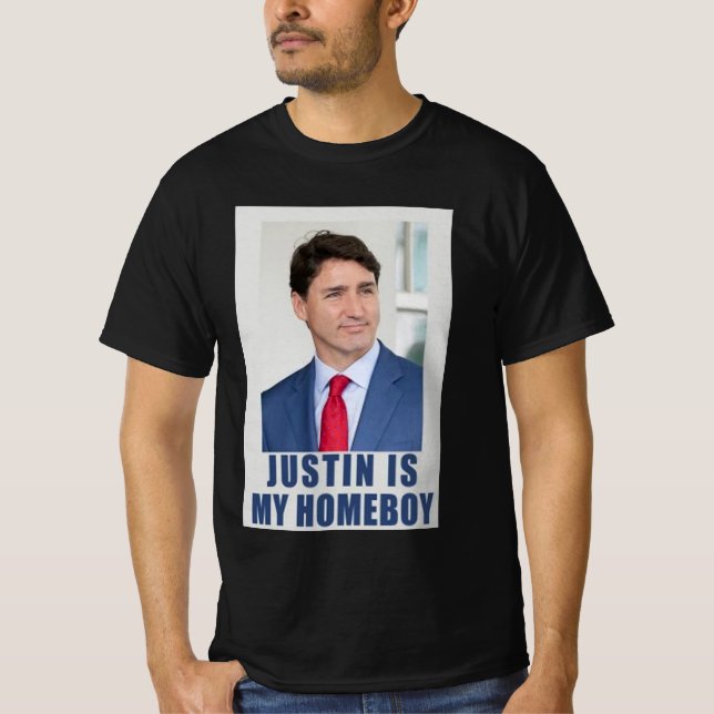Camiseta Justin trudeau clássico (Frente)