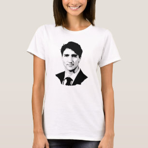 Camiseta Justin Trudeau Portrait