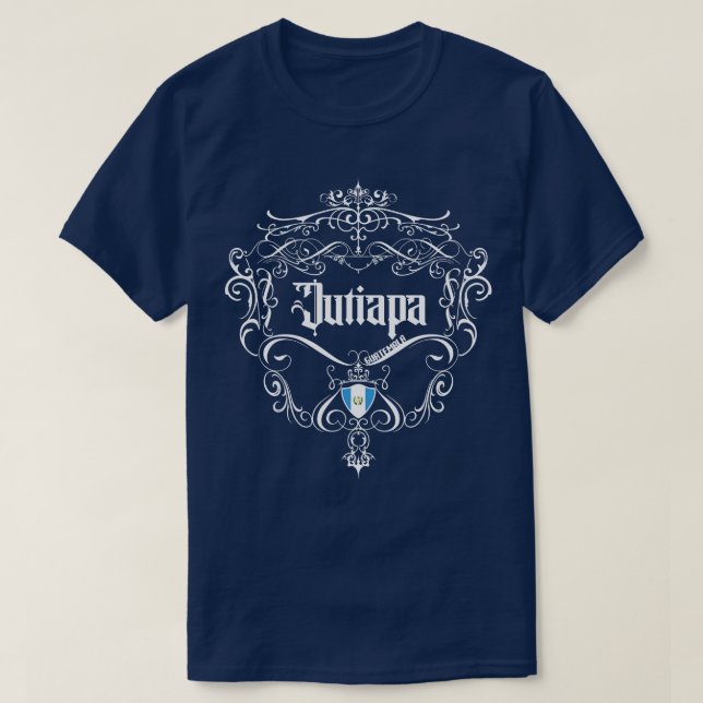 Camiseta Jutiapa Vintage design 1 (Frente do Design)