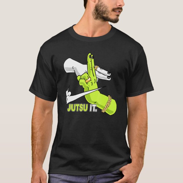 Camiseta Jutsu Mão Og Visionaire Volt 1 s Combinação (Frente)