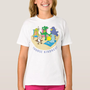 Camiseta Juvenil Animais da Praia