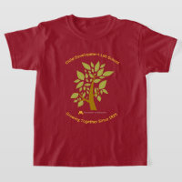 Camiseta Juvenil CDLS Maroon Growing Together Tee
